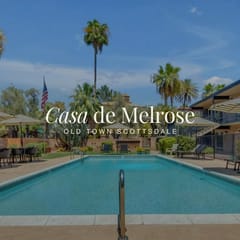 Modern Condo Old Town Scottsdale Pool & Patio